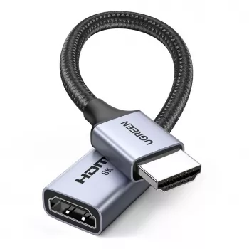 UGREEN HD165 HDMI 2.1 Extension Cable 0.15m - Gray