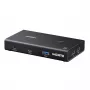 UGREEN HDMI 2.0 KVM Switch 2-In-1 Out, 2 Computers 1 Monitor, 4K@60Hz, 3-Port USB 2.0 Hub, Push Button & Hotkey Switching, Aluminum Alloy, HDCP 2.2, HDR10
