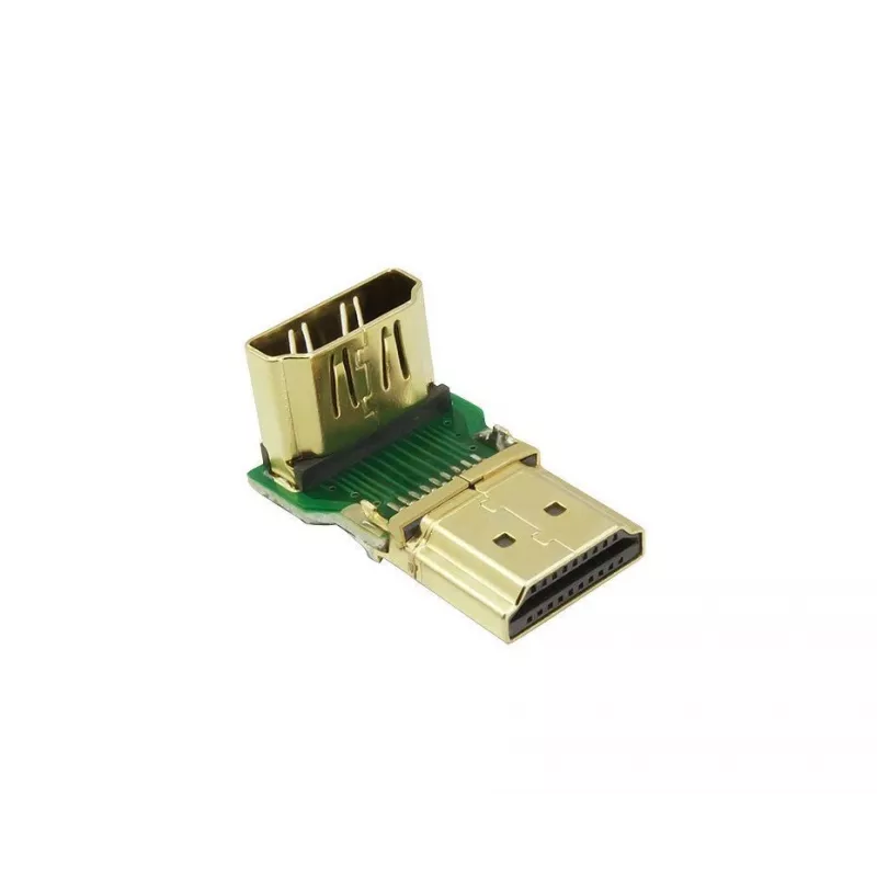 UGREEN HDMI 90 Degree Angle Adapter 4K 60Hz Downward Male to Female HD112 Black