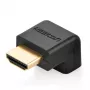UGREEN HDMI 90 Degree Angle Adapter 4K 60Hz Downward Male to Female HD112 Black