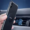 UGREEN LP123 60410 Magnetic Phone Holder Metal Plates - Round & Rectangular, Black (2 Pcs)