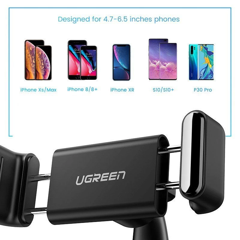 UGREEN LP189 60796 Car Phone Holder with Dashboard Buckle - Black