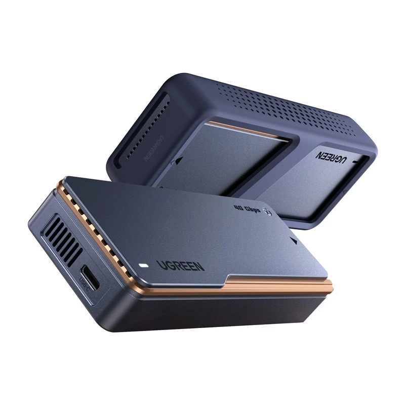 UGREEN M.2 NVMe SSD Enclosure D703 USB4 40Gbps Tool-Free Aluminium Space Grey