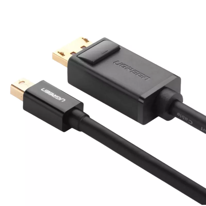 UGREEN Mini DisplayPort to DisplayPort Cable 1.5m Black