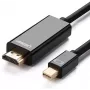 UGREEN Mini DisplayPort to HDMI Cable 4K 1.5m Black