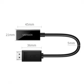 UGREEN MM137 DisplayPort to HDMI Adapter 4K/1080p Black
