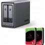 UGREEN NASync DXP2800 2-Bay NAS with 8TB (2x Seagate IronWolf 4TB), Intel N100, 2.5GbE
