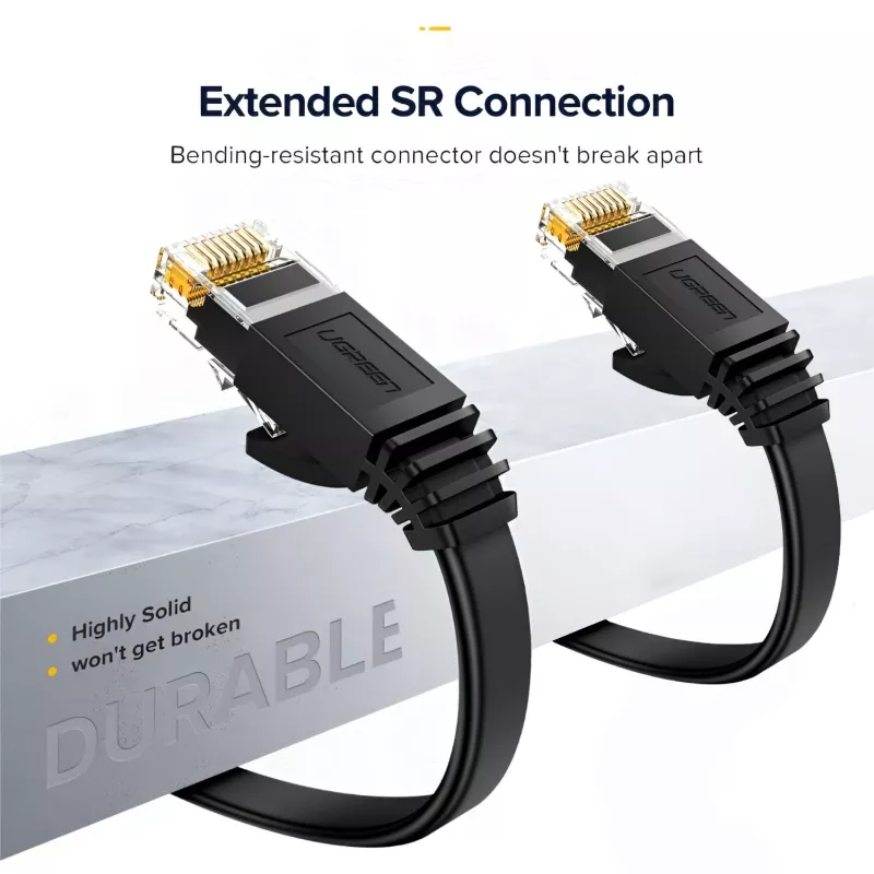 UGREEN NW102 Cat.6 UTP Ethernet Patch Cable RJ45 3m Black