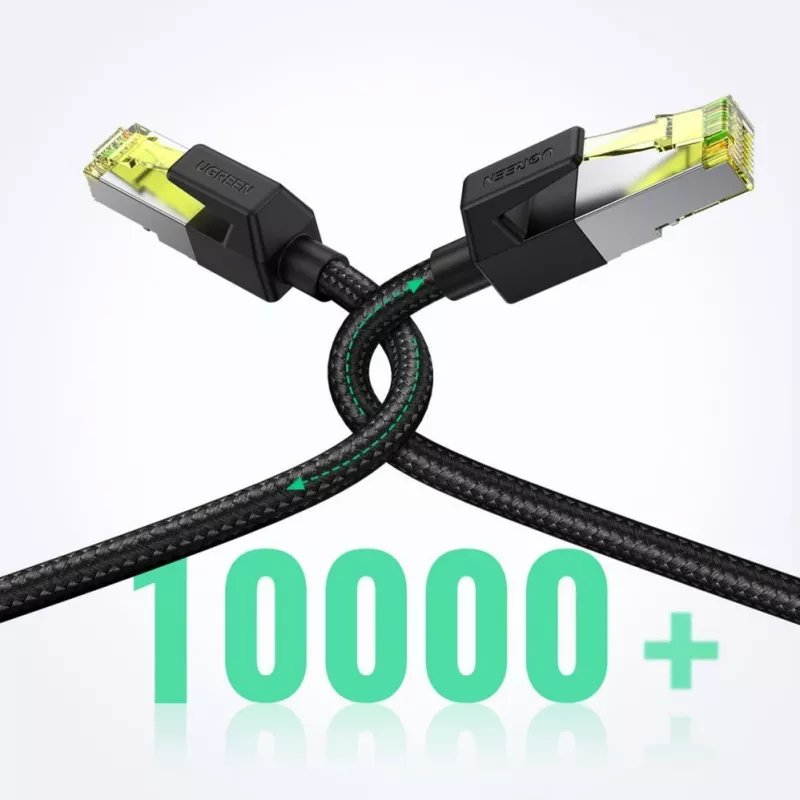 UGREEN NW150 Cat 7 Ethernet Patch Cable 3m - Black
