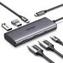 UGREEN Revodok Pro 206 USB-C 6-in-1 Hub with 4K HDMI, 100W PD, Gigabit Ethernet, USB 3.0