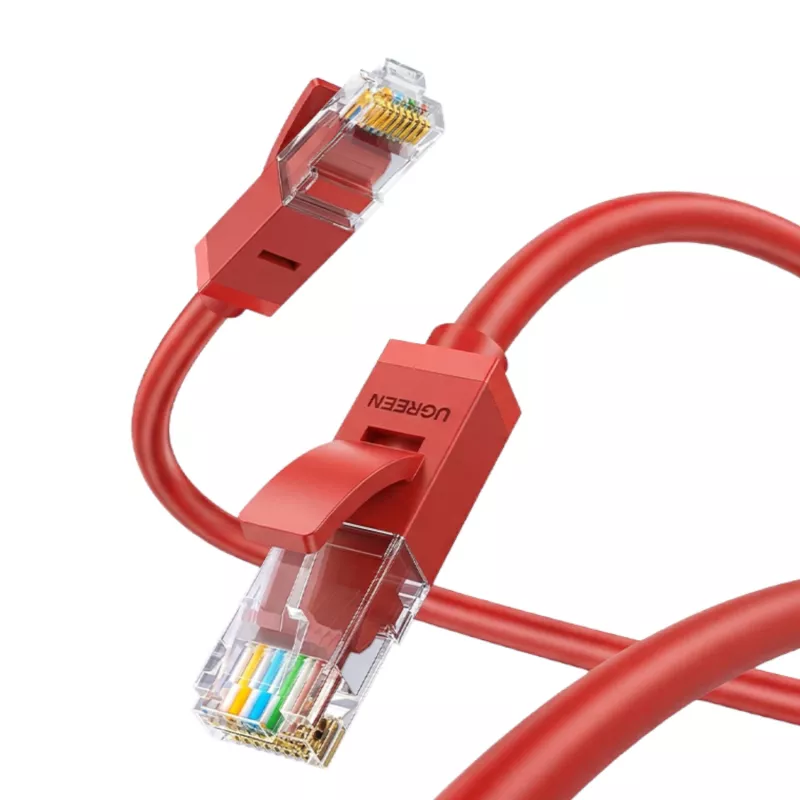 UGREEN Cat6 Ethernet Cable 0.5m Red - 1Gbps, 250MHz, RJ45, UTP, Oxygen-Free Copper