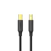 UGREEN US135 USB 2.0 A-B Cable, Gold-Plated, 2m, Black