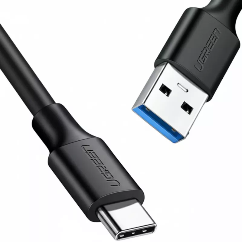 UGREEN US184 USB-A to USB-C 3.0 Cable, 2 m, Black