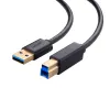 UGREEN US210 USB 3.0 A to B Cable, 2m, Black