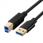 UGREEN US210 USB 3.0 A to B Cable, 2m, Black