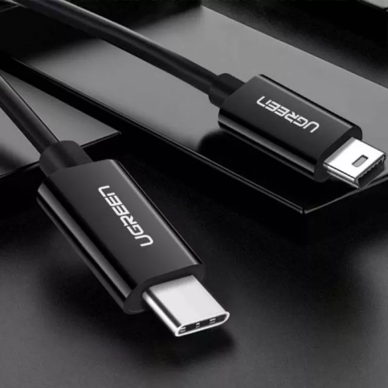 UGREEN US242 USB-C to Mini USB Cable 1m Black