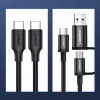 UGREEN US286 USB-C to USB-C Cable 1m Black - PD QC 3A 480Mbps