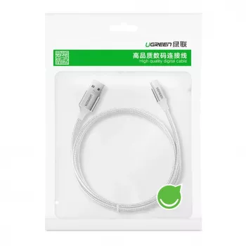 UGREEN US288 USB-A to USB-C Cable QC 3.0 3A 1m White