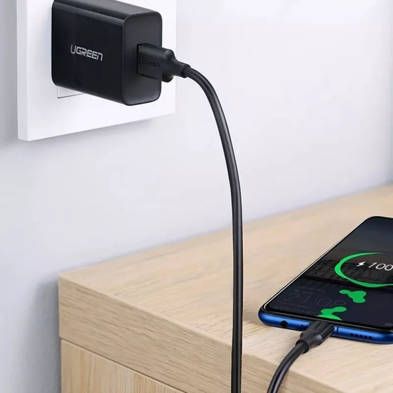 UGREEN US289 Micro USB / USB-A Cable 0.25m - Black