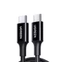 UGREEN US300 USB-C to USB-C Cable 480Mbps 5A 1m Black