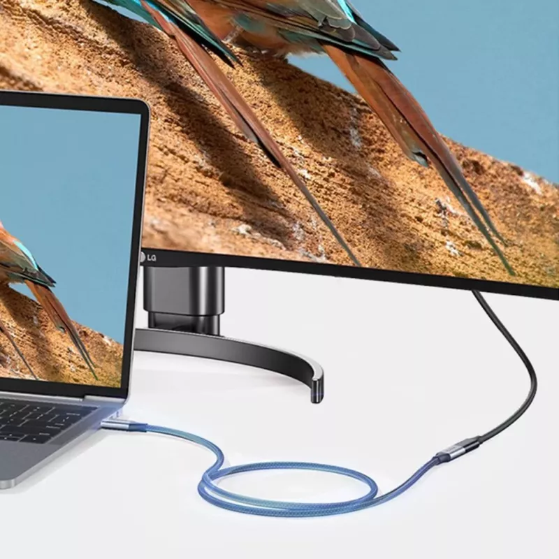 UGREEN US372 USB-C to USB-C Cable 100W 5A 10Gbps 0.5m Gray