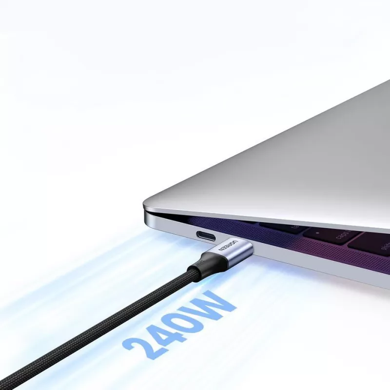 UGREEN US535 USB-C to USB-C PD Cable 240W 5A 1m - Gray