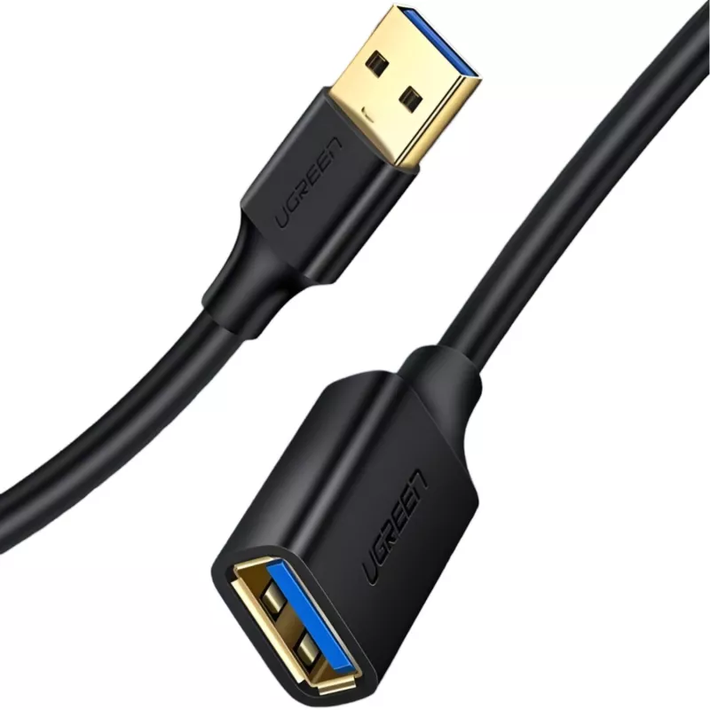 UGREEN USB 3.0 Extension Cable 3m Black Male to Female SuperSpeed 5Gbps