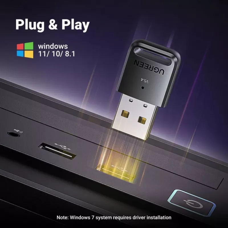 UGREEN USB Bluetooth 5.4 Adapter - CM748 Black
