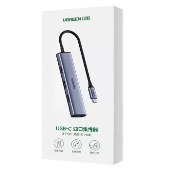 UGREEN USB-C Hub 4-Port USB 3.2 Gen 1 Silver