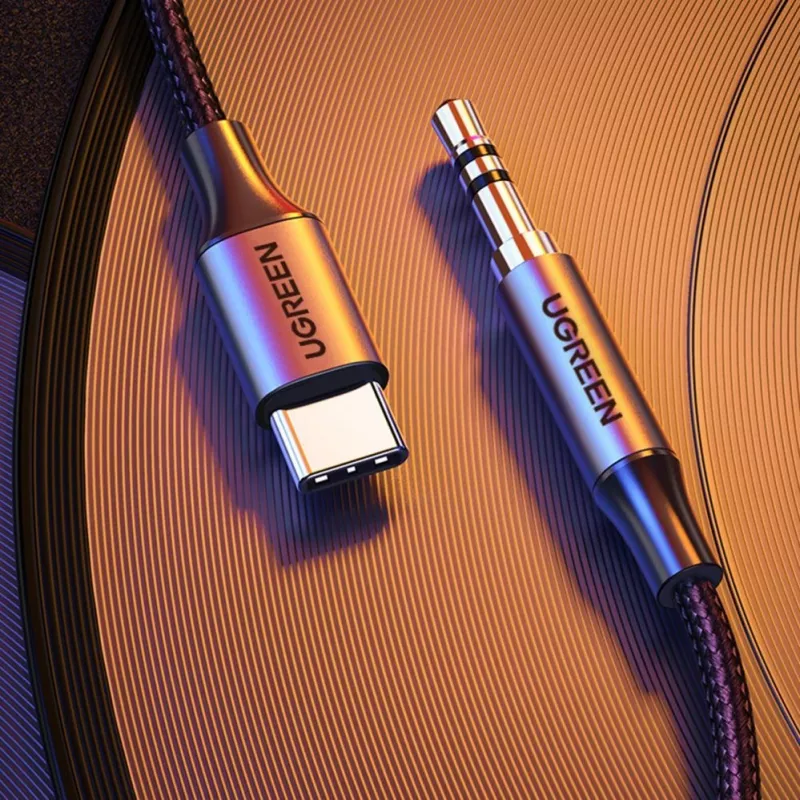 UGREEN USB-C to 3.5mm cable 1m grey (AV143)