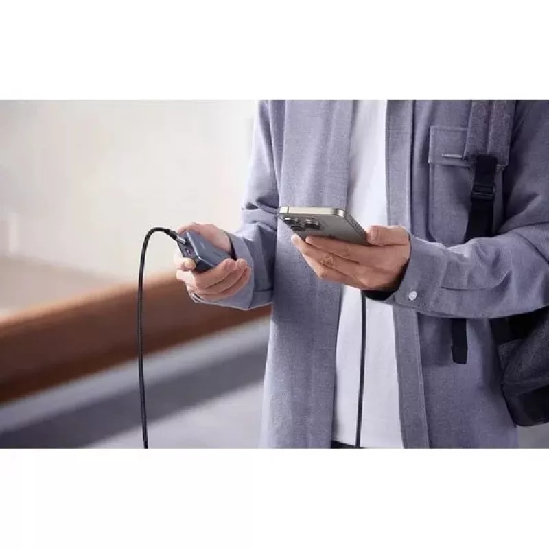 UGREEN USB-C to USB-C Charging Cable USB 2.0 240W PD 3.1, Aluminum Shell Braided, 2m Gray