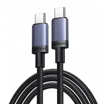 UGREEN USB-C to USB-C Charging Cable USB 2.0 240W PD 3.1, Aluminum Shell Braided, 2m Gray