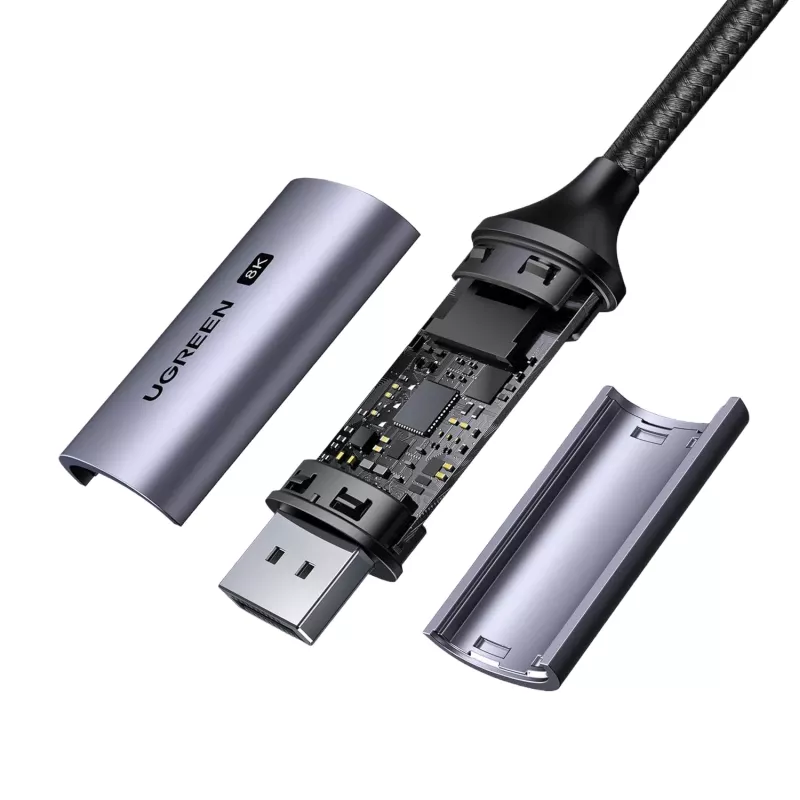 UGREEN USB Type-C to DisplayPort 1.4 Cable 2m 8K@60Hz HDR10 HBR3 DSC1.2 HDCP2.2