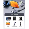 UGREEN USB4 USB-C to USB-C Cable 240W 40Gbps 16K@60Hz 80Gbps Thunderbolt 4 Compatible 1m Nylon Braided