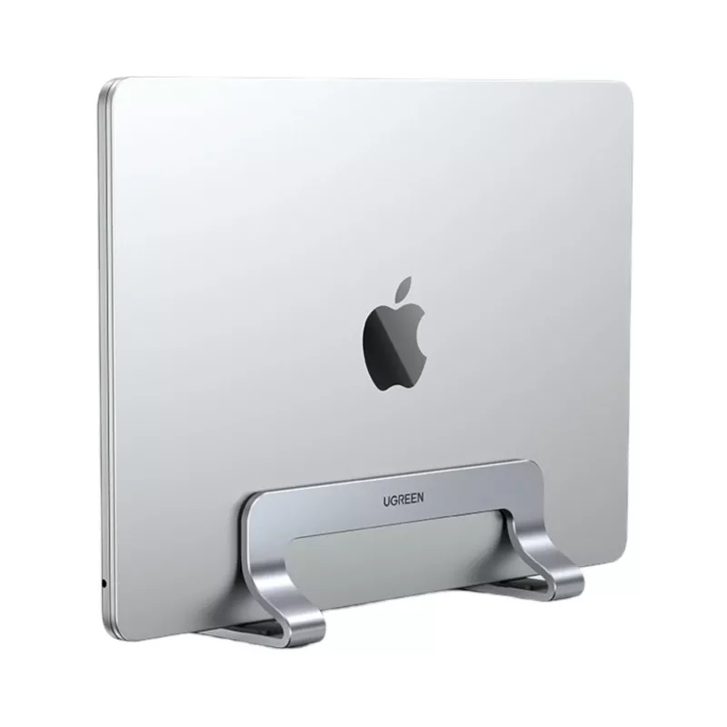 UGREEN Vertical Aluminium Laptop Stand with Extensible Slot, Space Gray