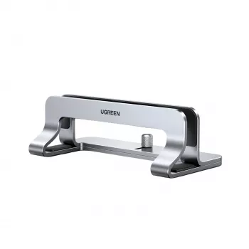 UGREEN Vertical Aluminium Laptop Stand with Extensible Slot, Space Gray