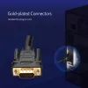 UGREEN VG101 VGA Male to Male Cable 1.5m – Full HD 1080p, Gold-Plated Connectors, Double Shielded, Dual Ferrite Cores