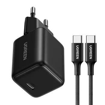 Ugreen X513 30W GaN USB-C Charger with 1m USB-C Cable - Black