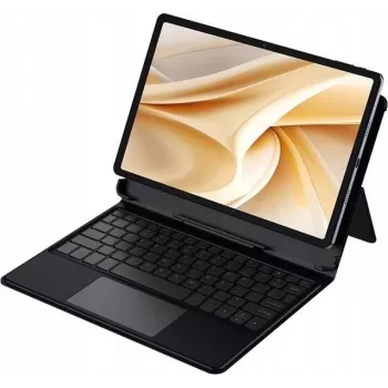 Ulefone Tab A11 Pro Keyboard Case with Touchpad, QWERTY, Pogo Pin, Black