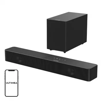 Ultimea Poseidon R3T 5.1.2 Channel Soundbar with Dolby Atmos, 600W, Wireless Subwoofer & Rear Speakers