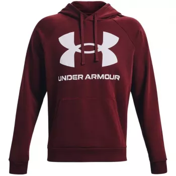 Under Armour Men's Rival Fleece Big Logo HD Sweatshirt Barn Red