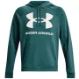 Under Armour Men's Rival Fleece Big Logo Hoodie Martian Green
