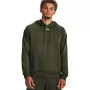Under Armour Men's Rival Fleece Hoodie Olive Green Size L