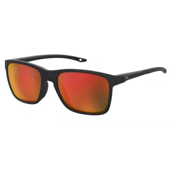 Under Armour UA-7002-S-3 Children's Sunglasses - Matte Black, Smoke Grey Lenses, 56/18/135 mm