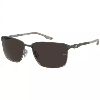 Under Armour UA Retain Edge Men's Sport Sunglasses - Matte Black / Smoke Grey - 61mm Lens