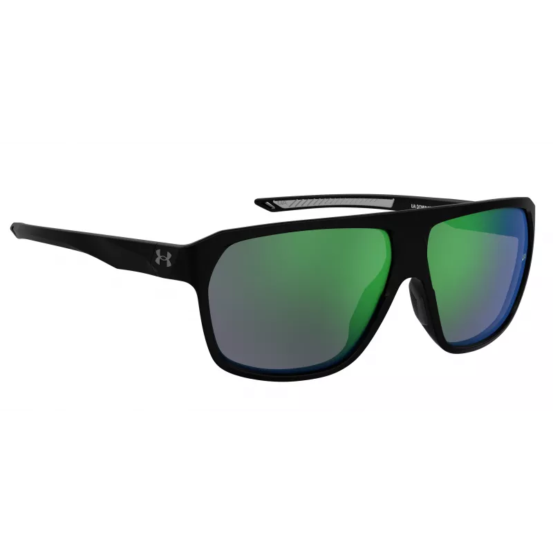 Under Armour UADominate807 Unisex Sport Sunglasses - Satin Black/Gray - 62/17/130 mm