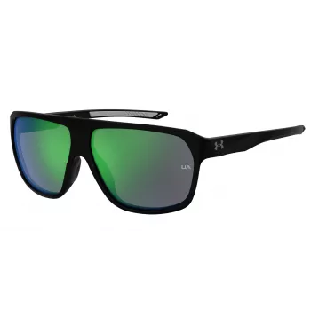 Under Armour UADominate807 Unisex Sport Sunglasses - Satin Black/Gray - 62/17/130 mm