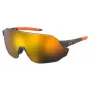 Under Armour UAHALFTIMEF2M Unisex Sunglasses - Black Frame, Grey Lens, 65mm Lens Width, 120mm Temple Length