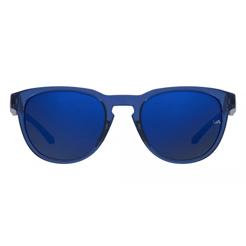 Under Armour Unisex UASKYLAROXZF3 Sunglasses - Satin Black Frame, Gray Polarized Lens, 53/17/140 mm