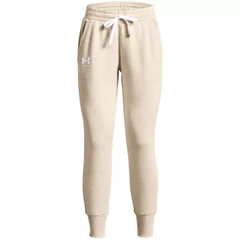 Under Armour Women's Rival Fleece Pants Cream XL